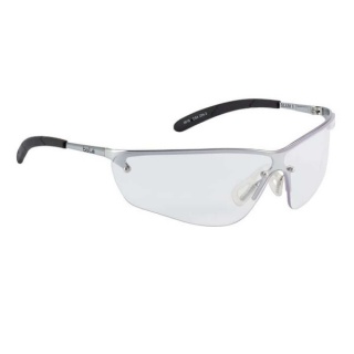 Bolle Safety Silium Spectacles Clear Metal Frame